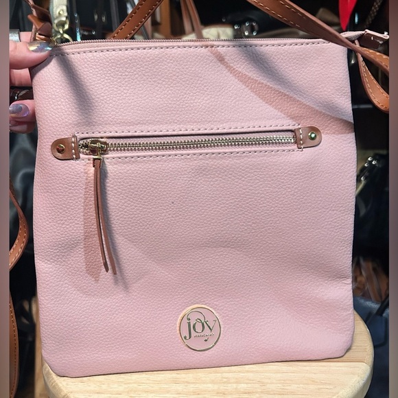 NWT 3pc Bundle of Joy Mangano Leather Tote, Crossbody & full size J Jill Scarf - Picture 6 of 11